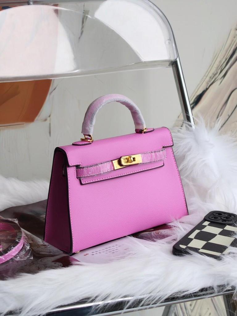 Bolso Kelly Color Caramelo: Bolso de Mano de Moda Europeo y Americano para Mujer, Bolso de Hombro Único o Cruzado de Gama Alta