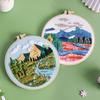 New Product Landscape Embroidery Diy Handmade Material Bag Embroidery Needle And Thread Set Cotton Cloth