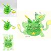New Gnarpy Discovers The Internet Green Cat Robot Plush Toy Doll For Kids