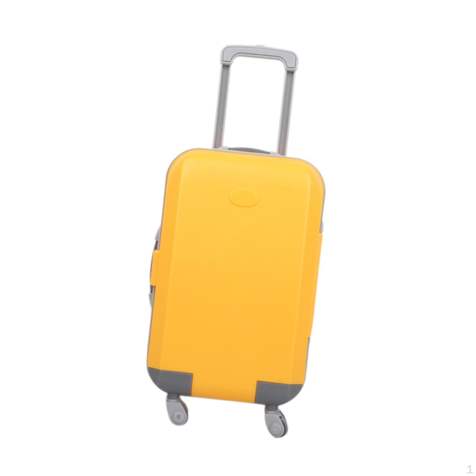 Doll Suitcase Luggage Accessories for 18 inch Girl Doll,Pretend Play Toy,Mini Travel