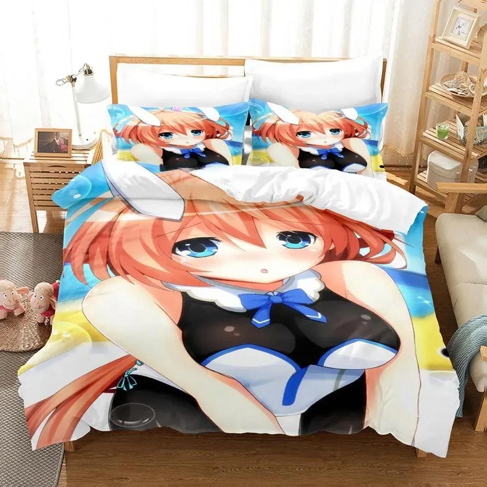 Trendy Modern Kannuki Natsume Size Bed Adult Kid Bedroom Sets 3D Anime Single Twin Full Queen King Quilt