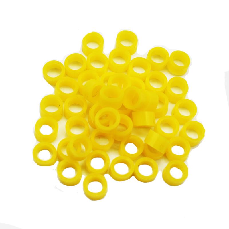 100 ks Kroužky na nohy pro ptáky pro papoušky, pěnkavy, kanárky, Gouldovy amadiny Průměr 3 mm 4 mm 5 mm 2 mm Kroužek na nohu pro ptáky