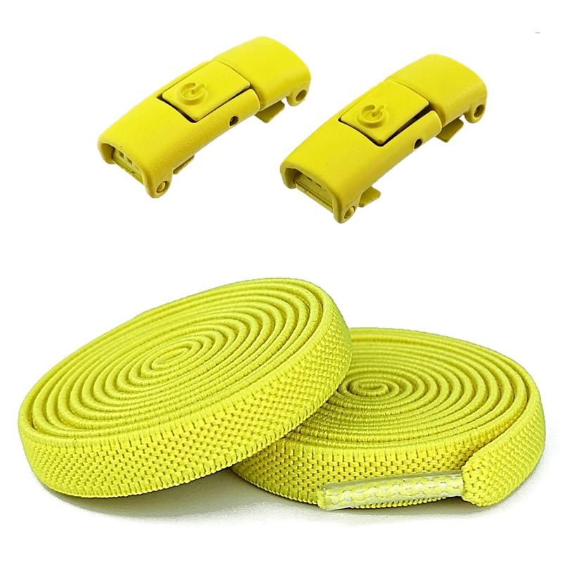 2 pezzi senza lacci elastici lacci per scarpe senza lacci lacci per scarpe con chiusura a pressione lacci per scarpe da ginnastica per bambini e adulti 8 mm lacci piatti allargati per scarpe