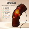 Heated Massage Knee Pads Extended Heating Knee Pads With 4 Motors 5 Massage Modes Warming Knee Massage US Plug