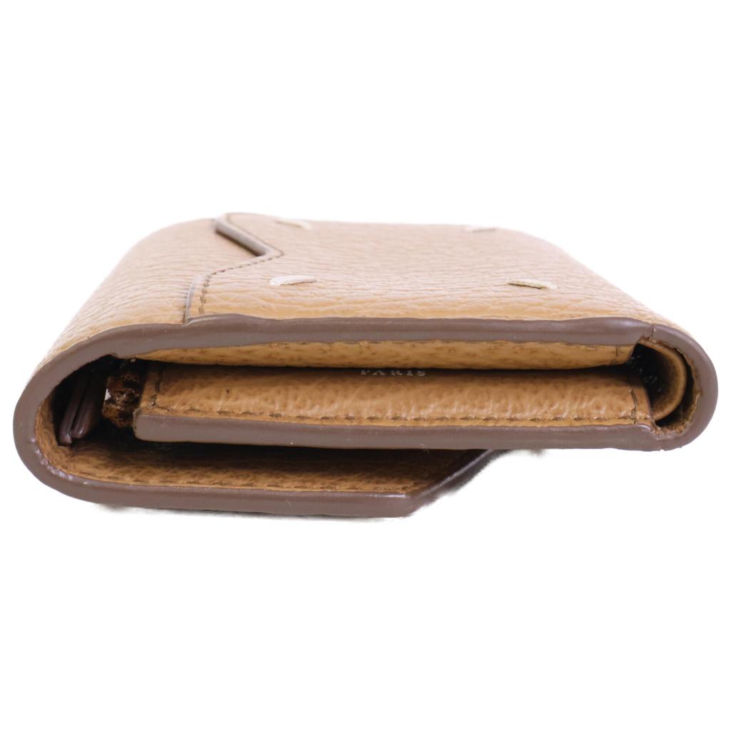 Maison Margiela [Good Condition] 11 S56UI0136 P0399 T2281 4 Stitches Tri-fold wallet (with Coin Pocket) beigeUsed