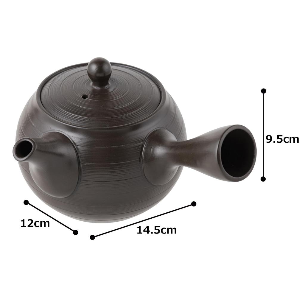 With a Striped Cherry Blossom with a Mesh for Green Roasted Green and Brown Rice Made In Tk006 Tokoname-yaki Teapot, Takeharu, Pattern, 270ml, Sash,
