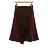 Wei Mei 100% Cotton Irregular Midi Skirt for Women - Autumn Collection