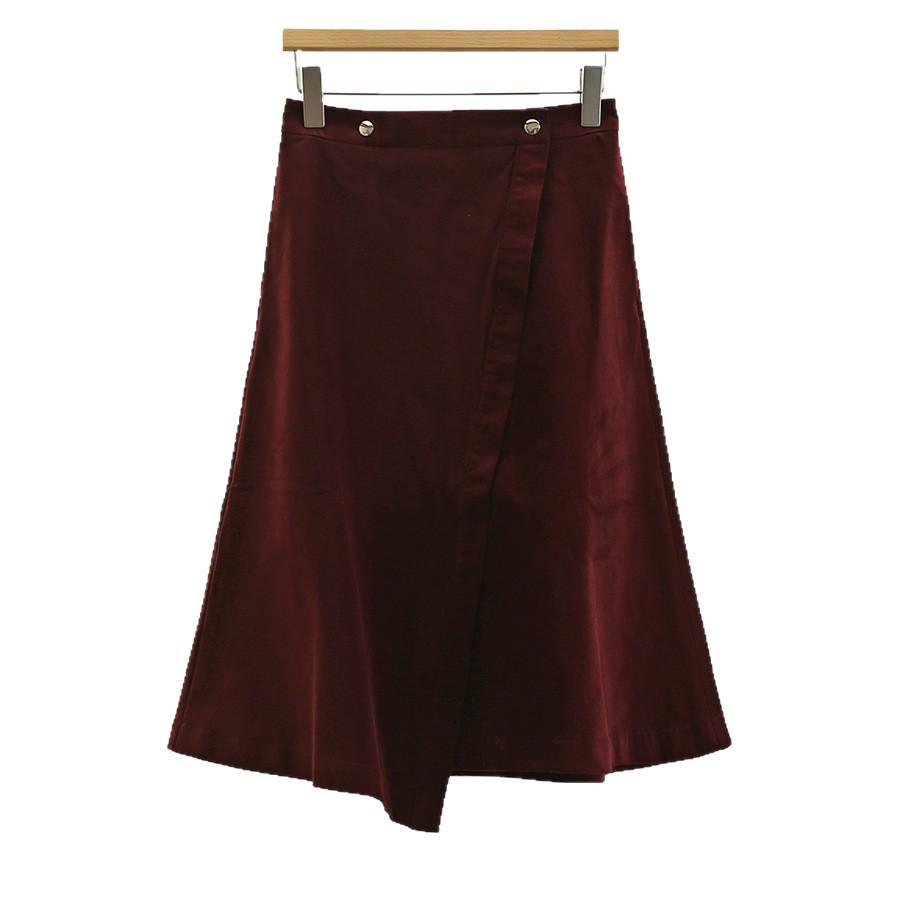 Wei Mei 100% Cotton Irregular Midi Skirt for Women - Autumn Collection