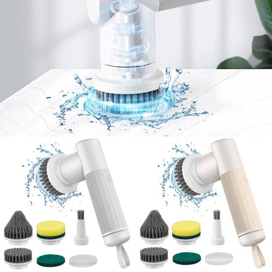 

1 комплект, электрическая щетка для чистки, регулируемая скорость, экономичная чистящая щетка, перезаряжаемая щетка для пыли для дома