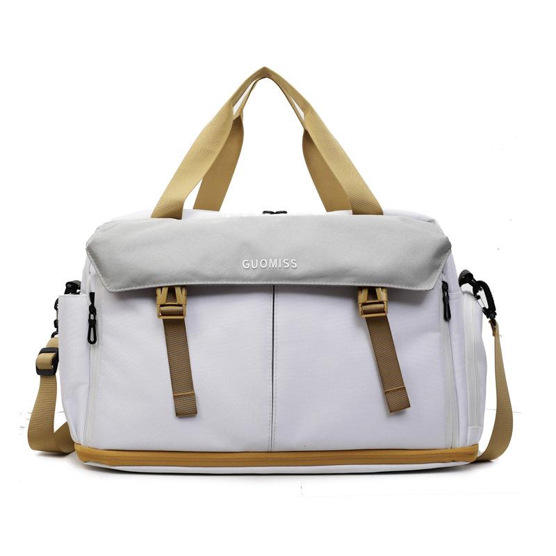 Large Capacity Travel Duffel Bag with Multiple Pockets Foldable Design Casual Weekend Carry On Bag