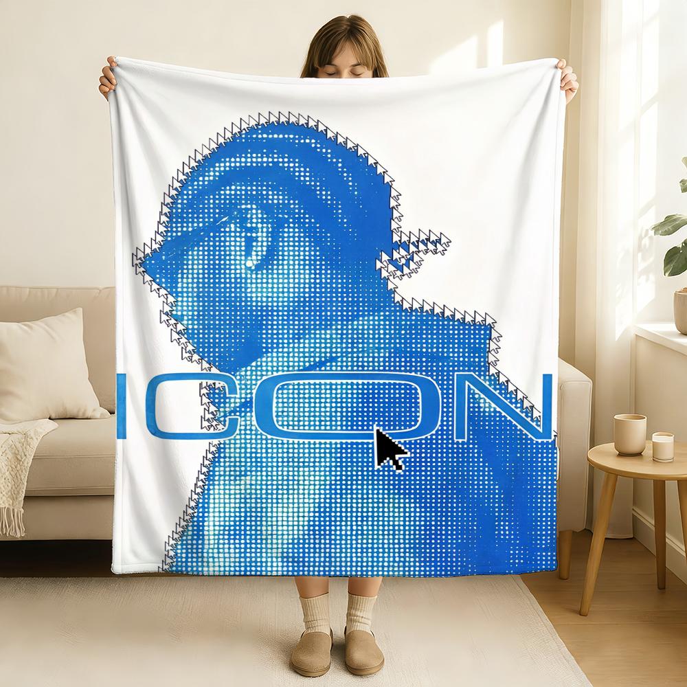 Singer B Brent F Faiyaz  Icon Blanket Soft and Skin Friendly For Couch Bed Napping Bedspread All Seasons Comforter 75x90cm