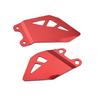 LEDISHUN Footpeg Heel Plate Guard Protector Footpeg for Kawasaki Ninja ZX-10R 2011-2024 (Red)