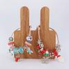 Hand Decorated Christmas Countdown Calendar Gift Box Set   Beaded Bracelet   Bracelet Gift Wholesale 2pcs Bracelets