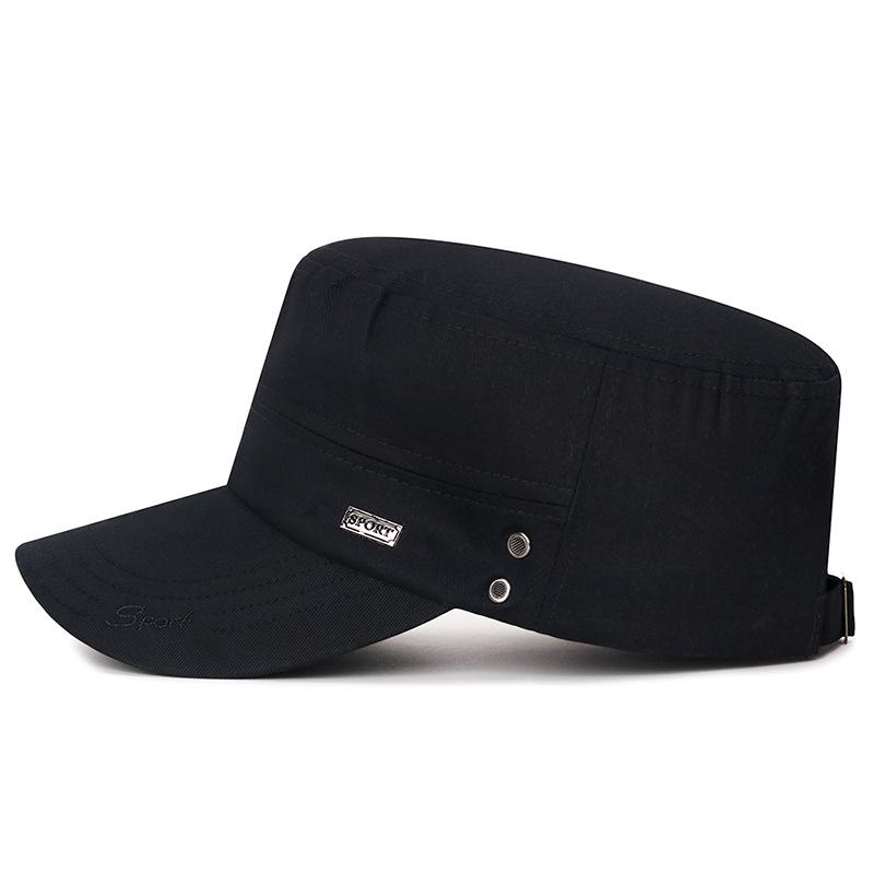 Men's Spring Autumn Flat Cap Outdoor Sports Embroidered Cap