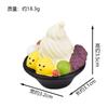 Zakka Summer Ice Cream Truck Monster Chocolate Cool Mint Popsicle Cone Cat Cute Snow Monster Creative Miniature Scene Decoration