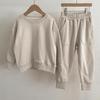 Children's Autumn Casual Korean Hoodie Set - Boys & Girls Two-Piece Long Sleeve Outfit
