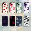 Fashion Vintage Large Stars Phone Case For 17 16 15 14 13 12 11 Mini XS XR X 6S 6 Pro Max Plus Black Soft Cover