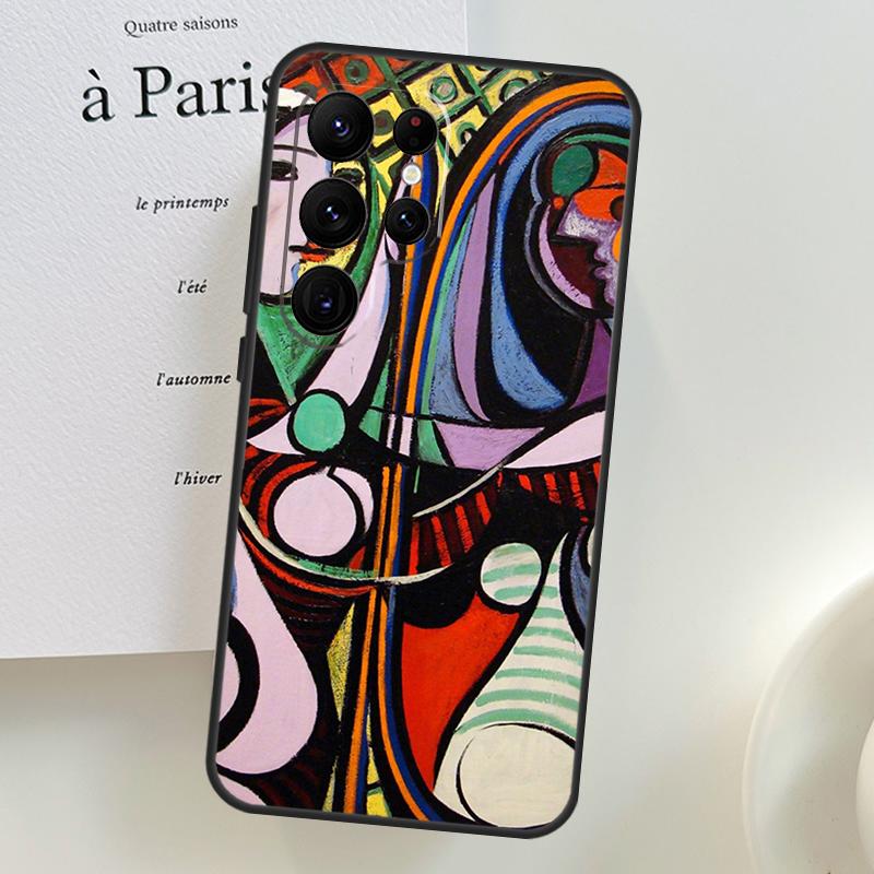 Picasso Abstract Art Painting Case For Samsung Galaxy S26 Ultra S24 S23 S22 S21 S25 Ultra S10 S20 Plus S25 FE Phone Cover