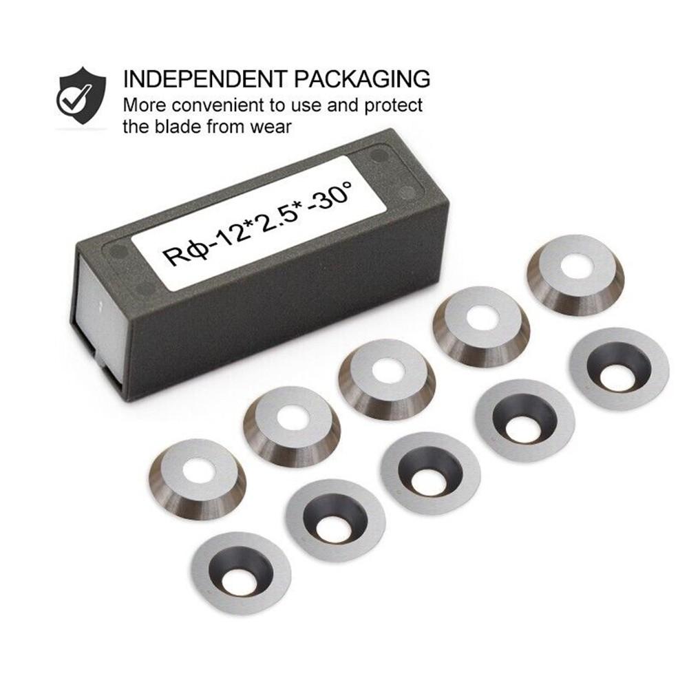 

30 Degrees Round Chisel Cutter Carbide Indexable Inserts For Easy Start