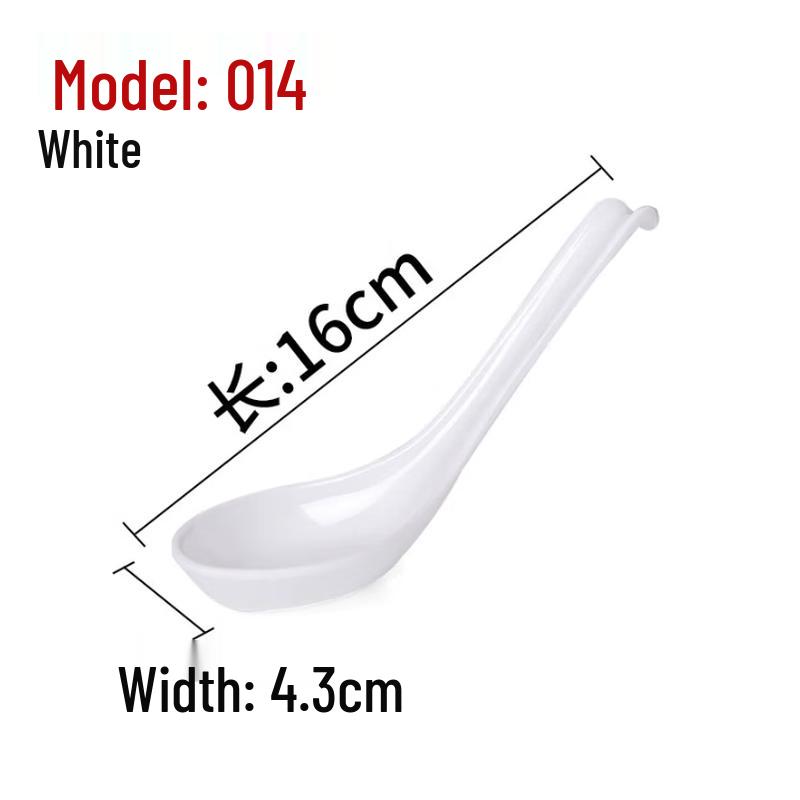 Colorful Melamine Soup Spoons (Pack of 10)