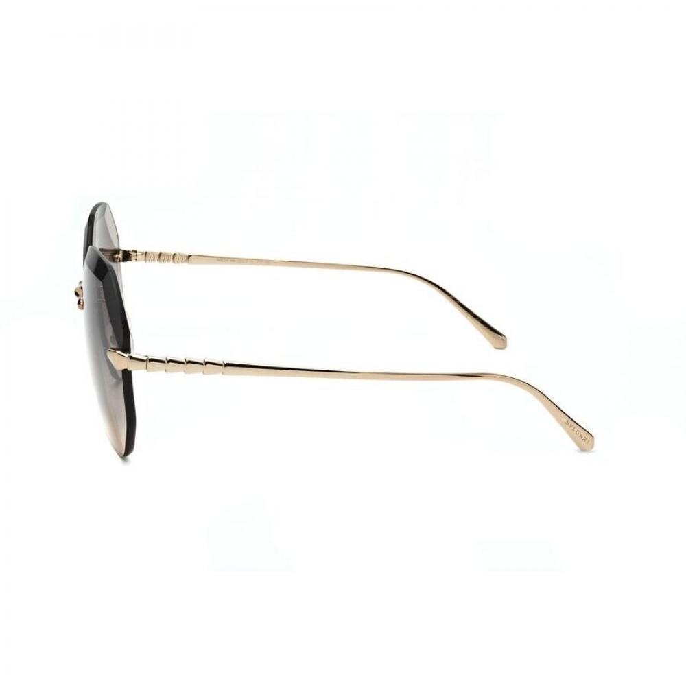Ladies Gold Tone Geometric Sunglasses 0bv6187k 278 2a 1