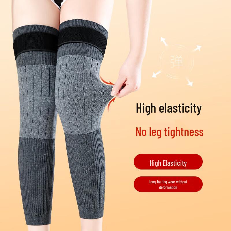 LANGSHA Cashmere Lined Thermal Knee Support (Pair)
