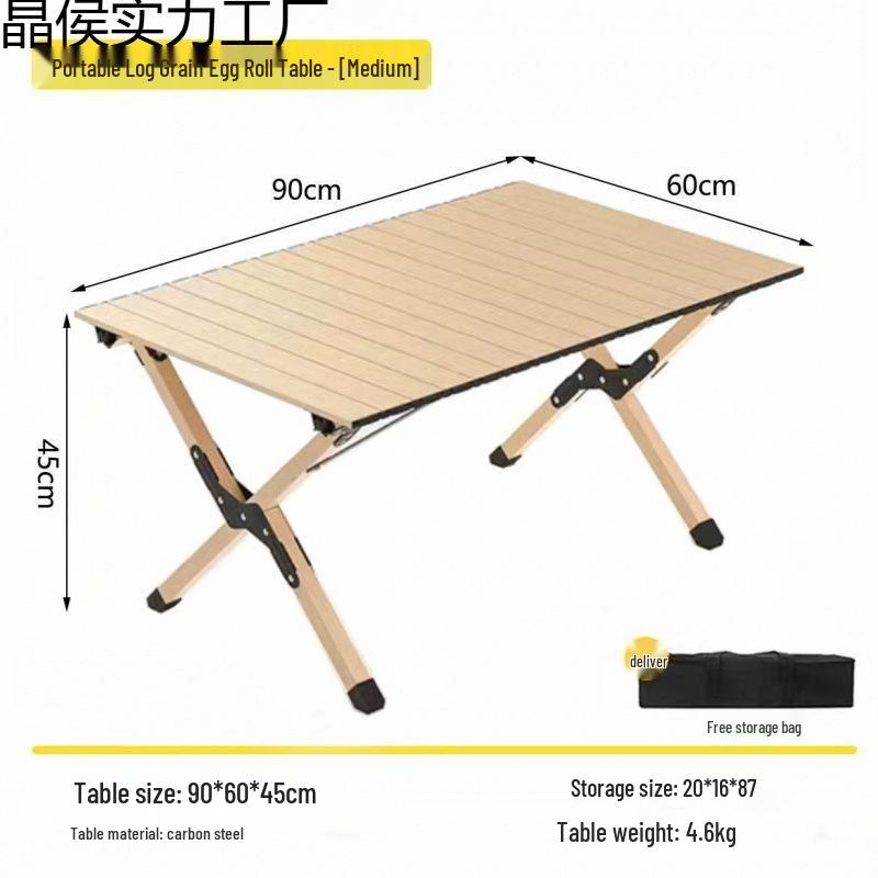 Tragbares Outdoor-Klapp-Campingtisch- und Stuhlset