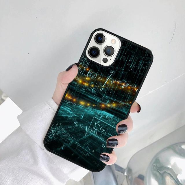 E mc2 Formula Math Funny Science Phone Case For iPhone 17 Air 15 Pro MAX 16 Plus 14 11 12 13