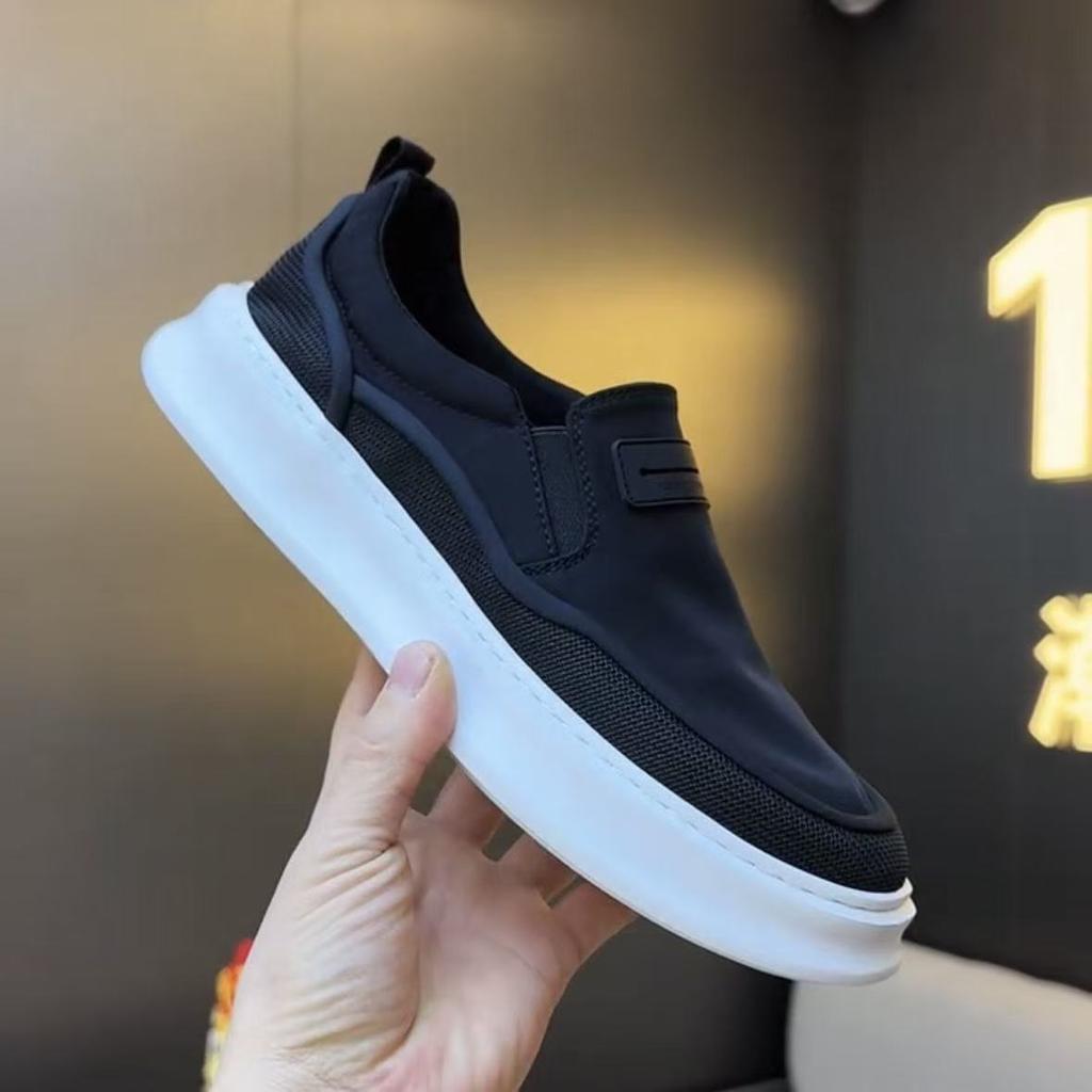 Soft Sole, Soft Surface, One Pedal, Men's Loafers, Overalls, Men's Shoes, Old Beijing Cloth Shoes, Breathable Sports and Leisure Board Shoes