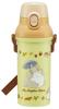 Water Dishwasher Made In Ghibli Totoro Catbus for Boys and Kids' Direct-Drink Bottle, Plastic, 480ml, One-Push Open/Close, Safe, Japan, Design,