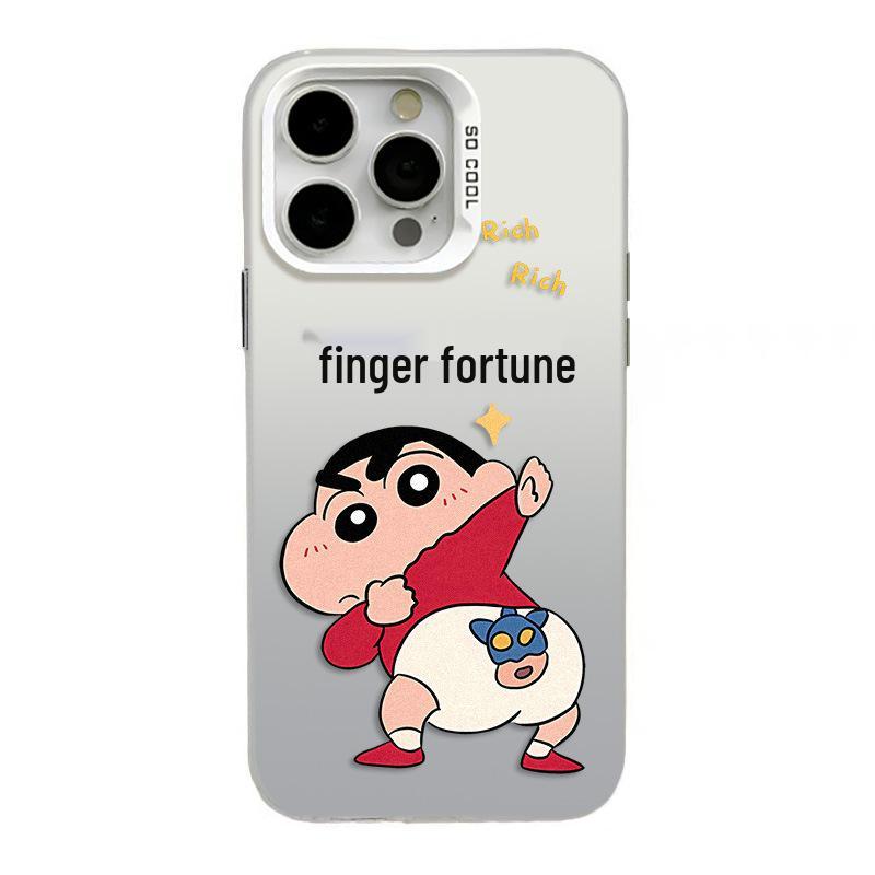 Silver CaiFaXiaoXin iPhone 17 Case, Compatible with Apple 15 Pro Max, 14 Pro, 13, 16 Pro.