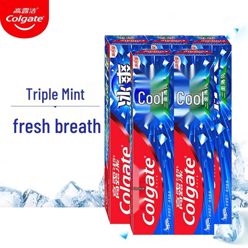 Colgate Icy Mint Fluoride Toothpaste 5-Pack