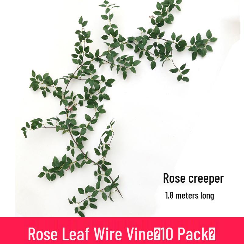 Silk Rose Vine Artificial Flower Chain for Living Room Decor