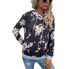 European and American Fashion Women's Clothing Medium Long Leisure Wind Long Sleeved Hooded Sweater Women