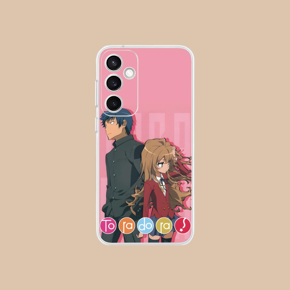 Anime Toradora Mobile Cell Phone Case for Samsung Galaxy S25 S24 S23 S22 S21Plus FE Ultra Clear Colorful Cover Cover Pretty