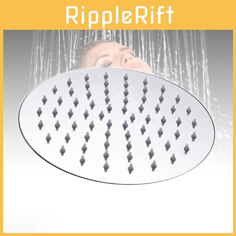 C Bristan 200mm Abs Ultrathin Round Fixed Head Shower Head Bathe Tool Bathroom