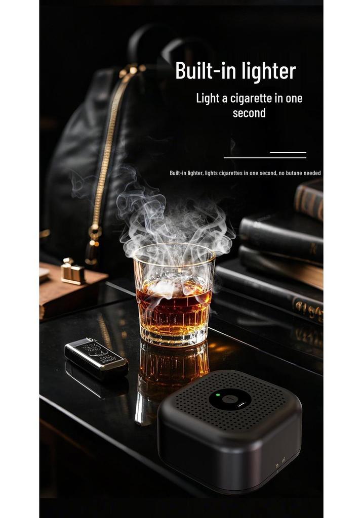 Electric Cocktail Smoker: Whiskey Bar Tool with Multiple Fruitwood Options