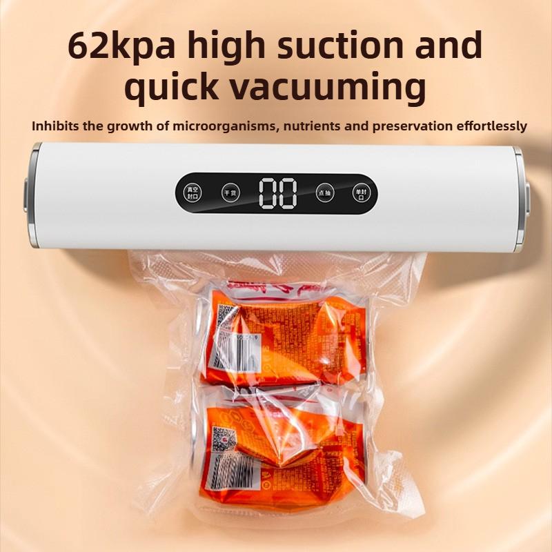 Professional Vacuum Sealer for Food Vacuumor for Products Kitchen Sealing Machine Cuisine Packaging Plastic Bag Sealant