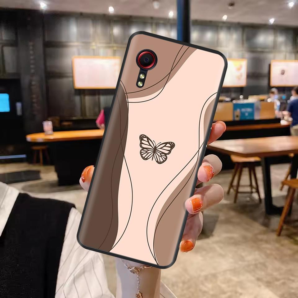 Per Samsung Galaxy Xcover 7 Custodia Morbida Liscia Silicone Liquido Cartoon Guscio Telefono Per Samsung XCover7 Cover Posteriori Protettive in TPU