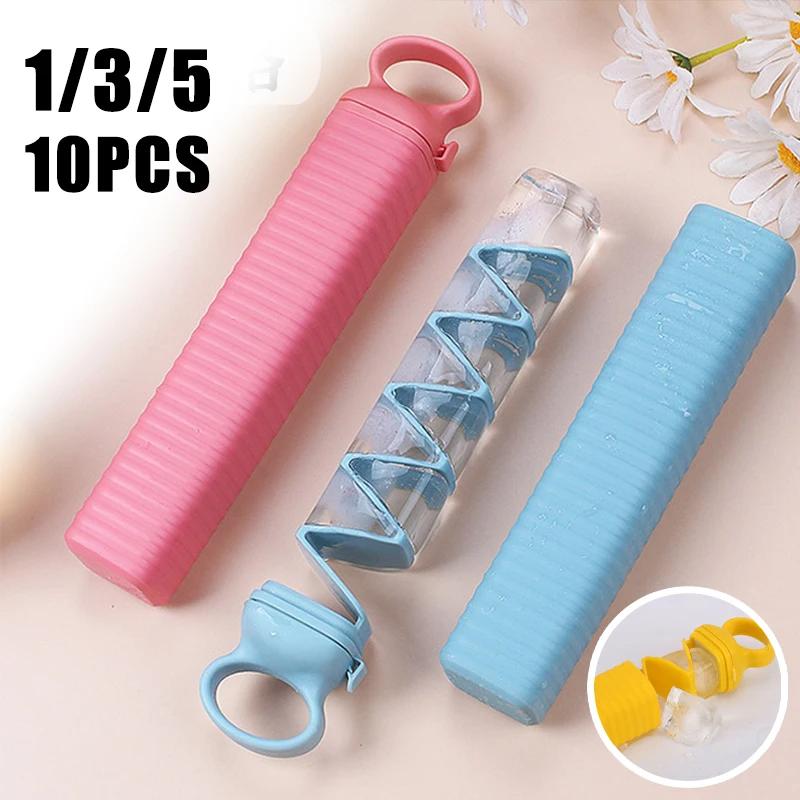 Reusable Cube Trays Silicone Mold Creative Ice Maker for Cocktails Home Kitchen DIY Ice Cubes BPA Free Durable Ice Block Maker