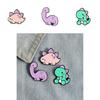 Sweet Dinosaur Cute Alloy Brooch Fun Decorative Badge For Fashion Enthusiasts