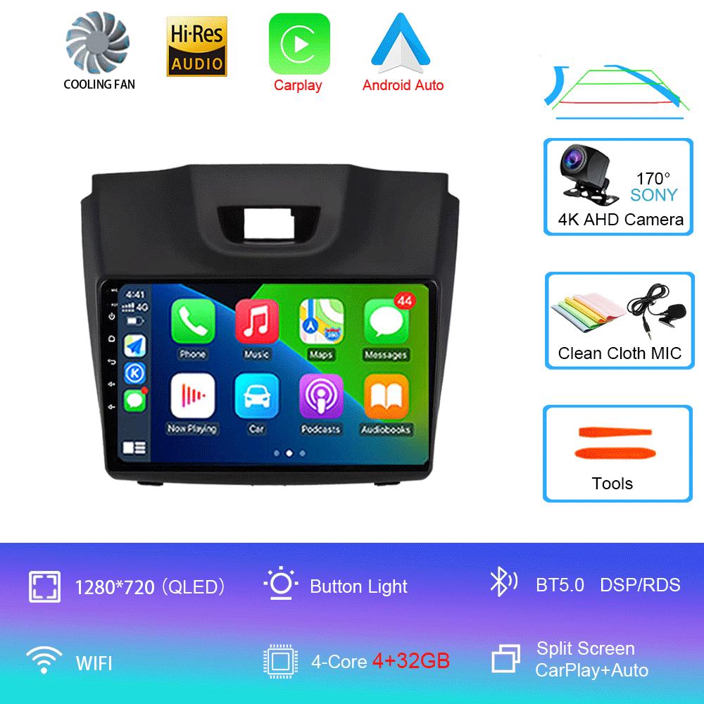 Android 14 Video Player Car DVD For Chevrolet Holden S10 TRAILBLAZER COLORADO ISUZU DMAX Radio Audio Multimedia Stereo Carplay