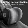 Car Seat Neck Pillow & Lumbar Support Pillow Set, U-shaped Design Headrest Waist Rest for Office Chair and Gaming Chair