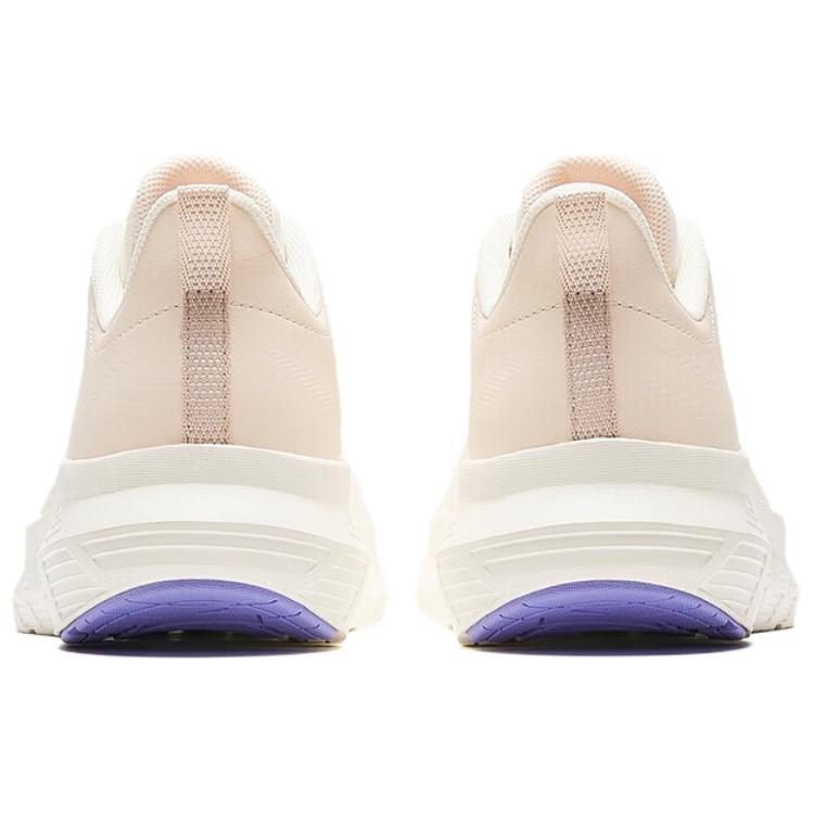 Anta Light Cloud Cushioning Lightweight Low Top Casual Running Shoes Women's White Pink 122345530-4