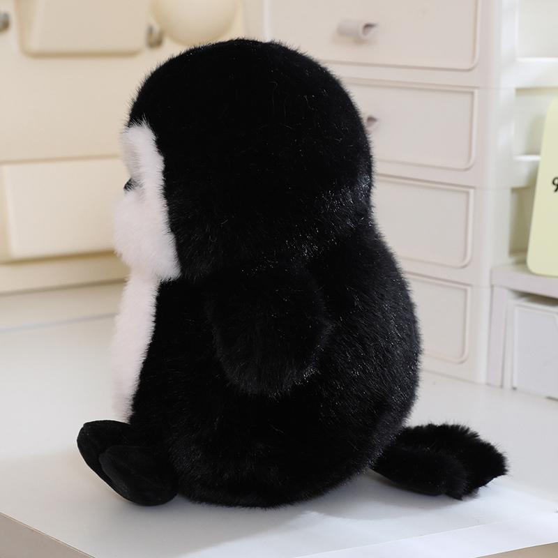 Realistische Dikke Pinguïn Pluche Speelgoed Zacht Pluizig Antarctische Pinguïn Knuffeldier Pop Schattige Pinguïn Pluche Speeltje Cadeau