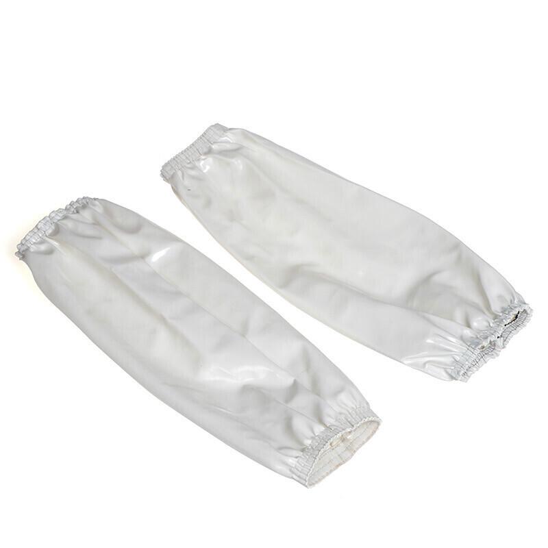 Waterproof PU Leather Arm Sleeves, 10-Pair Pack One Size