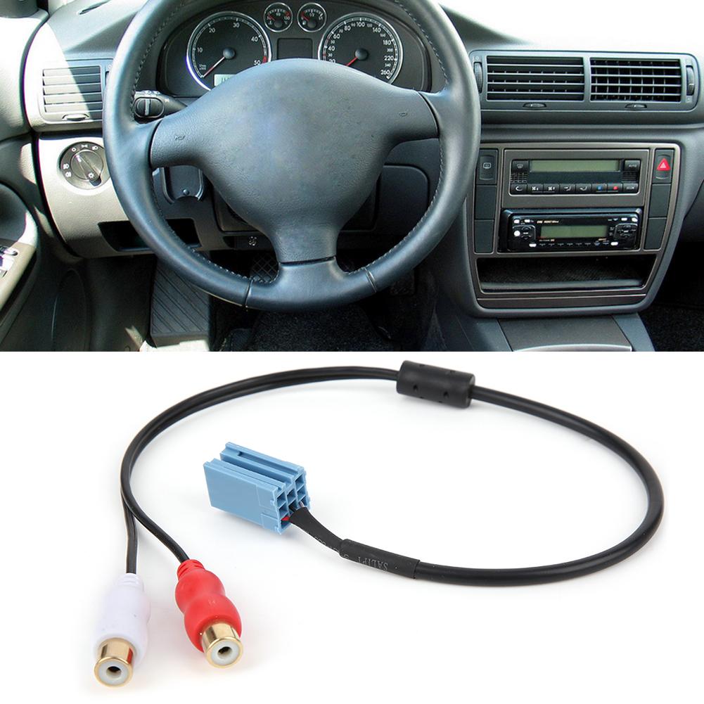 8 Pin Mini ISO RCA Cable Adapter for BlaPunkt Compact Disc Changer Car Stereo Line