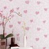 Sweet Cartoon 3d Embossed Heart Pattern Wallpaper Kids Rooms Pink Girl Bedroom Decor Wallpapers Self Adhesive Wall Paper