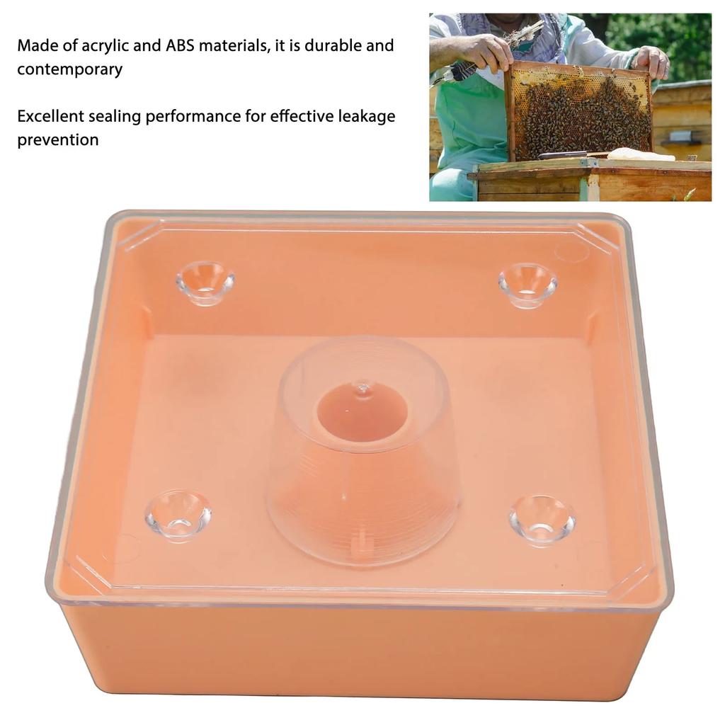 Acrylic Hummingbird Feeders Outdoor Beehive Top Feeder Square Beekeeping Water Feeder