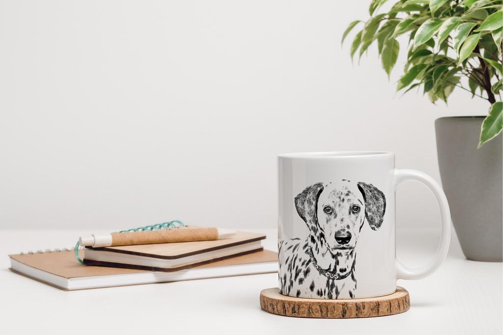 Dalmatian, Carriage Dog, Spotted Coach Dog – Cup with a dog, cute cup with graphics | Art-Dog
